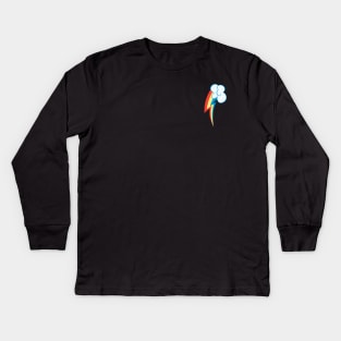 My little Pony - Rainbow Dash Cutie Mark V2 Kids Long Sleeve T-Shirt